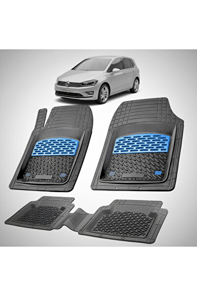 TEAMCAR Covorase Tip Tavita Compatibile Volkswagen Golf (Sportsvan AM1) , Blue