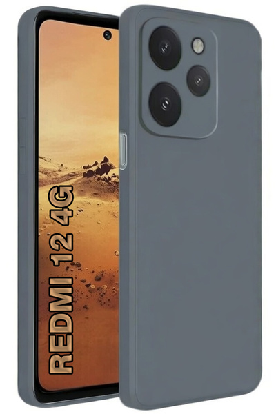 Marselit حافظة سيليكون سائلة متوافقة مع Redmi 12 من فئة Premium Launch باللون...