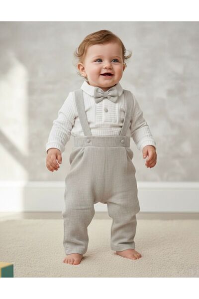 Butik ERKEK BEBEK SALOPET TULUM PAPYON AKSESUARLI %100 PAMUKLU KUMAŞ