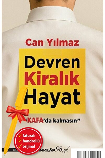 İnkılap Kitabevi Alfa Kalem Devren Kiralık Hayat (Can Yılmaz) YENİ Deneme Kitap