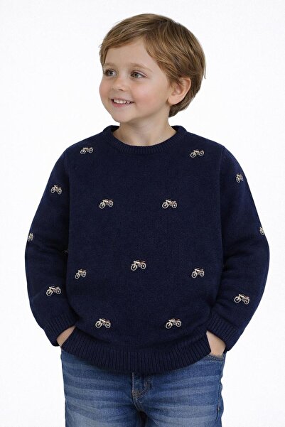 MAYORAL Erkek Çocuk Nakış Detaylı Triko Kazak