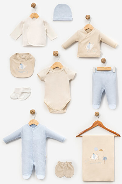 Bebitof My Baby Kumsal 100% Cotton 10 Lu Hospital-Issued Hats for Babies 10140