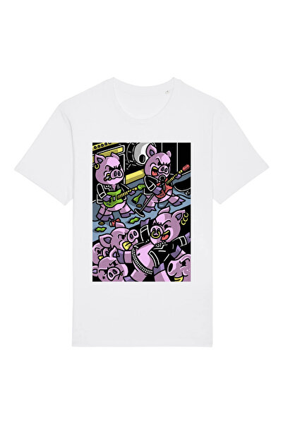 Kartier Unisex White T-Shirt Money Talks