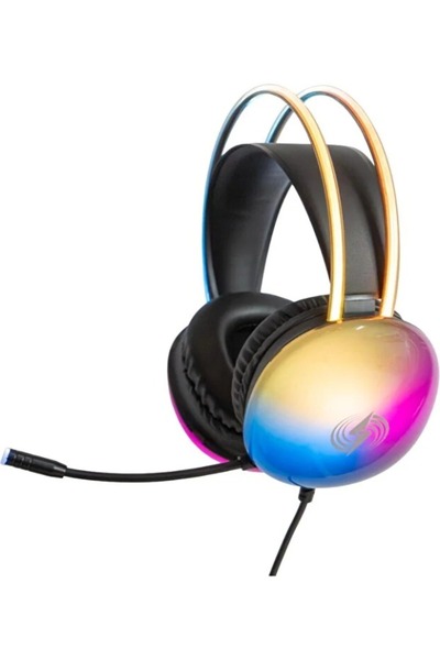 Log electronics سماعة الألعاب LOG G200 Ultimate Glow Lighting لأجهزة الكمبيوت...