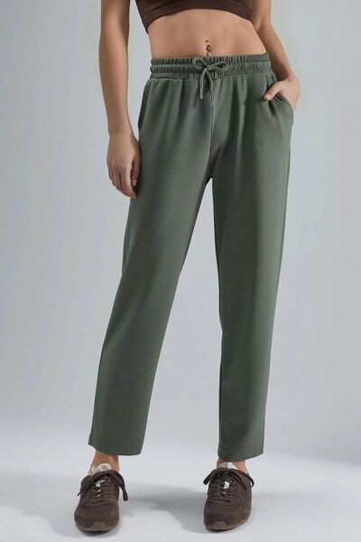 Hiccup Modal Touch Carrot Cut Elastic Waist Sweatpants Berşan Collection