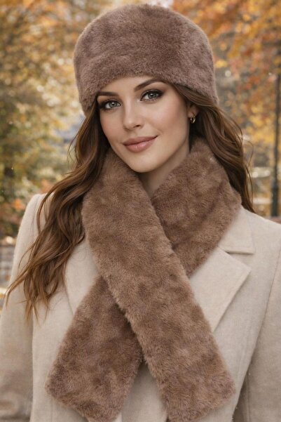 Wearflawless Set TREND din 2 piese: căciulă și eșarfă, căciulă și eșarfă de p...