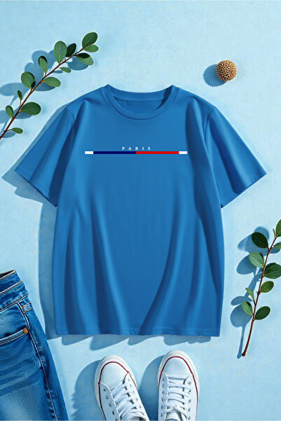 uyguntarz Unisex-T-Shirt mit Paris-Print-Design