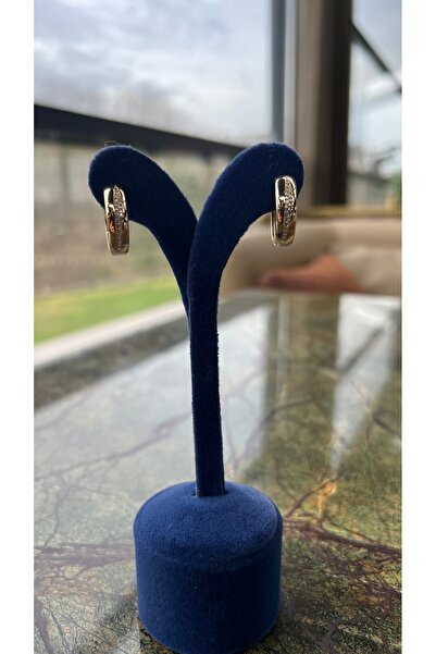 cansuaccessoire TAŞ DETAYLI HALKA KÜPE