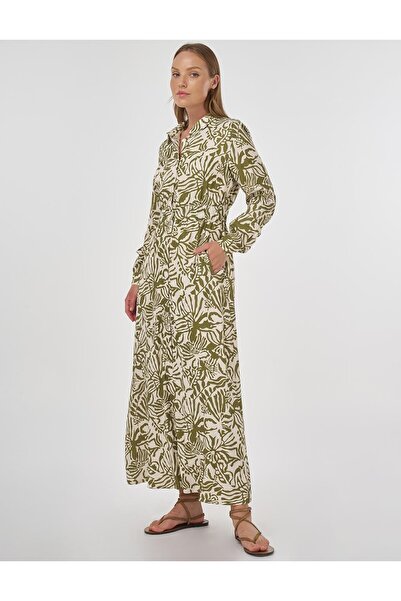 centilmen Kayra Patterned Viscose Dress 23105