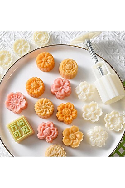 Adana Pasta Malzemeleri B004 MOON CAKE BİSKÜVİ YAPIM SET 8 PARÇA