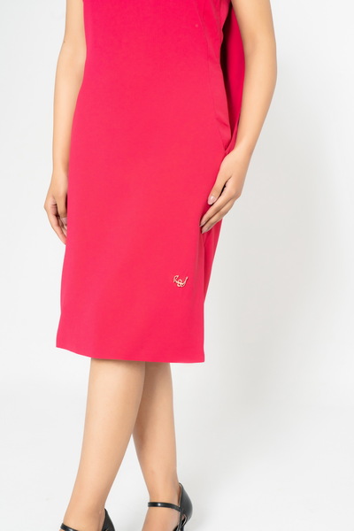 Obaha Dress with a connected robe cut