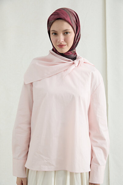 cs camellia scarf Elenora Soft Eşarp - Roșu Claret