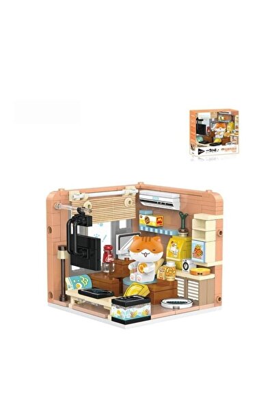 My Reality Fashion P885005 لعبة مكعبات بناء منزل القطط 263 قطعة