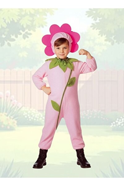 Premium Cute Flower Costume for Kids Pink Floral Dress for School Events Fanc...