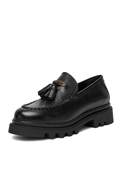 BADURA loafers for woman black EO-AUBRE-01
