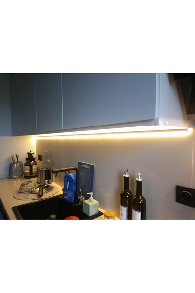 Allians Neon LED Mutfak Tezgah Arası Gün Işığı 3 Mt, 12V Trafolu Tak ve Çalıştır