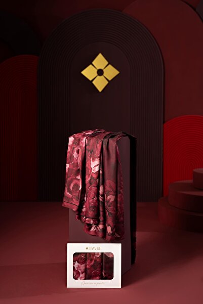 JAWEL Kadın Soft Şal Paketi Bordo(Mellas-Marla-İmerion)