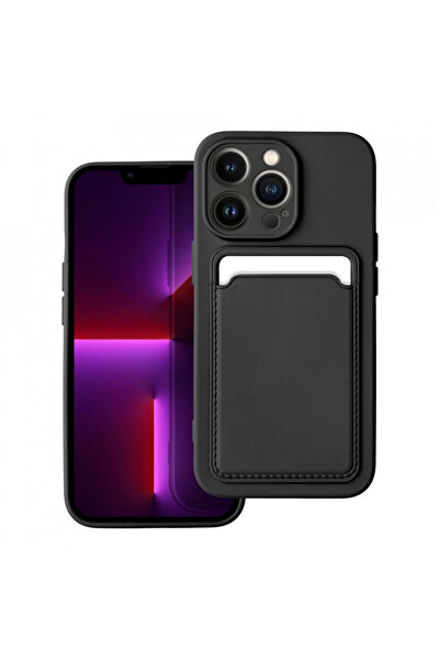 SKYDDAR INNOVATION Θήκη για iPhone 13 Pro Σιλικόνης, Κάρτες - Μαύρη