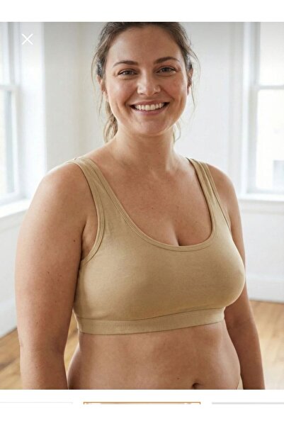 NARIYA Γυναικείο σουτιέν καθημερινής χρήσης, ελαστικό, μεγάλου μεγέθους, βαμβ...