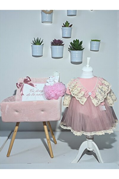 GabrielleBebe Pachet Complet Trusou Cutie din Catifea Buretata, Rochita, Luma...