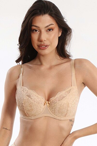 Piera Classic lace bra Olga R1448 beige