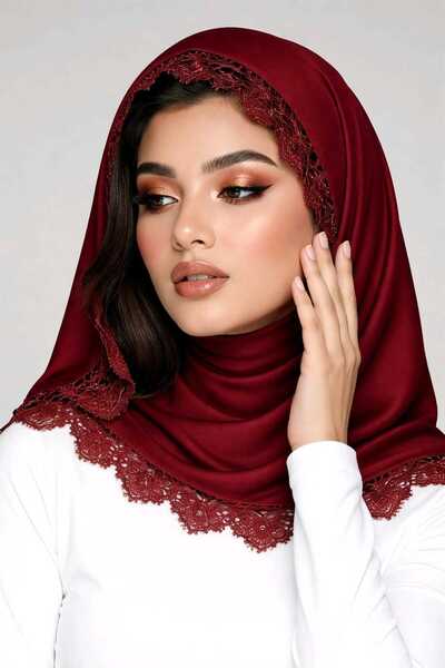 Metuche Accessories Çeyizlik, Bohçalık, Hediyelik Oyalı Tülbent, Başörtüsü