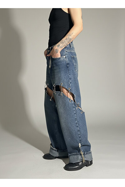 Red Sonja Şort Olabilen Jean Pantolon