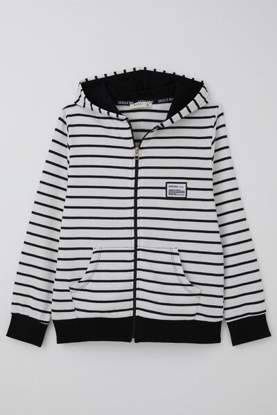 Breeze Хлопчача кофта з гербом, деталізована, на блискавці, з капюшоном, 4-8 ...