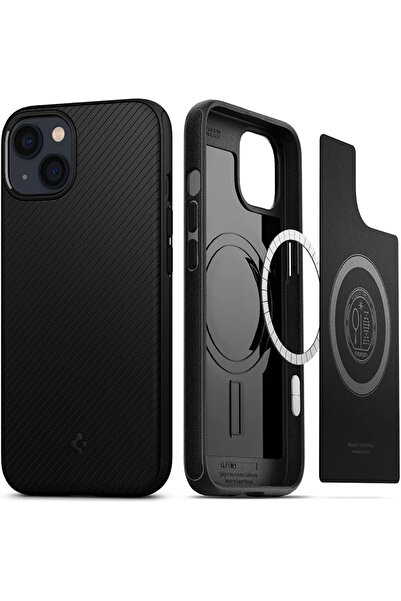 Spigen جراب Mag Armor MagFit للشحن المغناطيسي لهاتف Apple iPhone 13 مقاس 6.1 ...