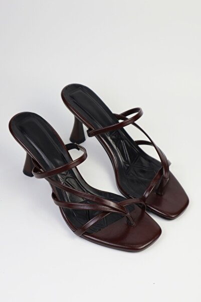 VARENZA WOMAN SHOES kadın parmak arası topuklu terlik ve sandalet 7cm