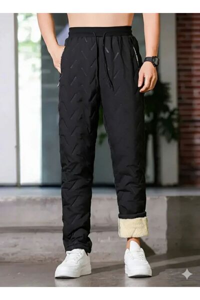 Genel Markalar Su Geçirmez Kumaş Peluş Jogger Eşofman Unisex Su ve Rüzgar Geç...