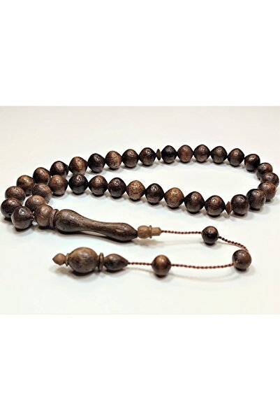 İskeçe Tesbih مخرطة جافة مصنوعة يدويًا من خشب السنط المصقول