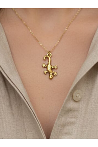 SOSYETEZGAHI قلادة فولاذية على شكل سحلية، فراشة، طائر، حصان، يونيكورن
