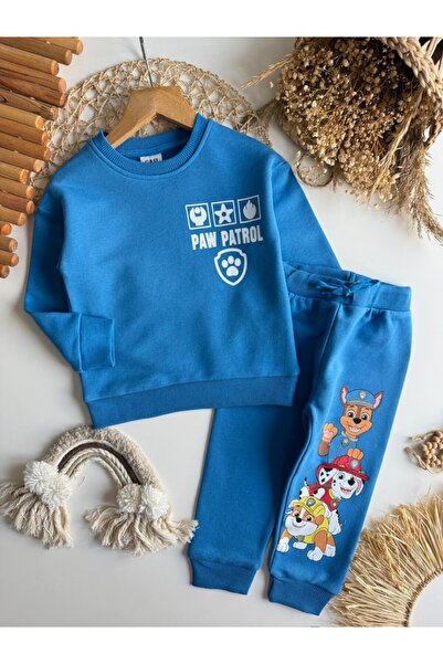 NOBLEKIDS Paw Patrol Saks Blue Set – Boy'S, 100% Cotton, 3 Yarns Without Thre...