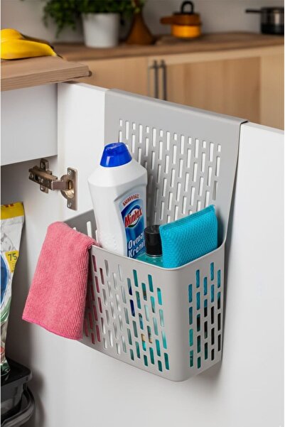 HomeBasics Asılabilir Dolap İçi Düzenleyici Mutfak Banyo Organizer Çok Amaçlı...