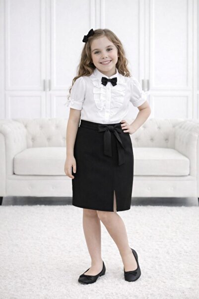 Kuraff Giyim ΣΕΤ ΚΟΡΙΤΣΙΣΤΙΚΟ ΚΟΝΤΟΜΑΝΙΚΟ ΠΟΥΚΑΜΙΣΟ ΚΑΙ ΦΟΥΣΤΑ ΜΕ ΒΟΛΑΝ 23 ΑΠ...