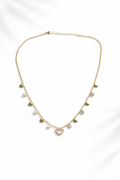 Venus Design Çelik Kalpli Kolye