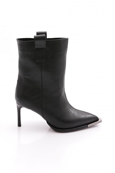 DGN 1836 Women's Pointed Toe Heeled Boots
