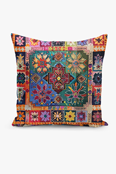 Filamente Ramadan Patterned Double Sided Digital Printed Throw Pillow Cover -...