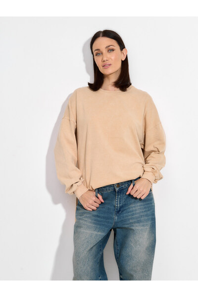 Mod Kids Longsleeve Damski 100% Bawełna Oversize Stonewash Rozmiar 50/52