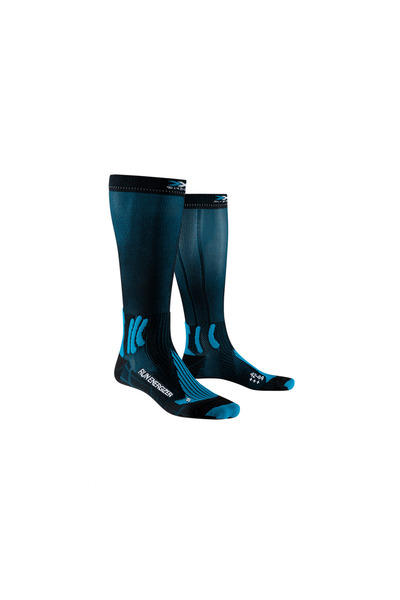 X Bionic Men's Socks X-BIONIC Run Energizer 4.0 Opal Black-Twyce Blue