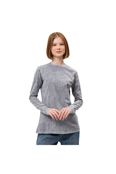 Mod Kids Longsleeve Damski 100% Bawełna Stonewash Luźny Krój Rozmiar L