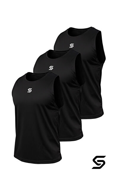 Sapeur 3-Pack Men's Premium Athlete Tank Top - Breathable Fit Cut, Gym & Fitn...