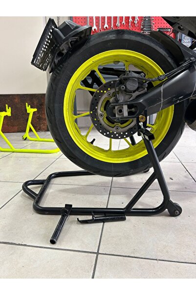 Hamza Motors Üniversal Orta Sehpa – Motosiklet Orta Ayak Standı-Siyah