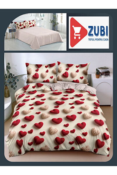 OEM 3D Satin Cotton Bedding, 4 Pieces, Double Bed, bed sheet 240x250 cm