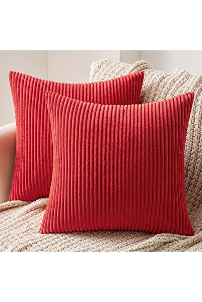 Dotail Set of 2 Miulee Decorative Pillow Covers, Stripes, 40x40cm, Polyester,...