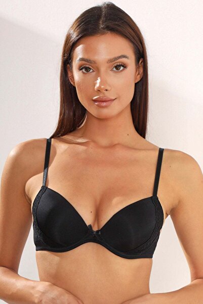 Piera GEORGINA R1670 gel push up bra Black