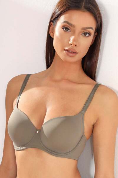 Piera Classic khaki bra Ambra R1686