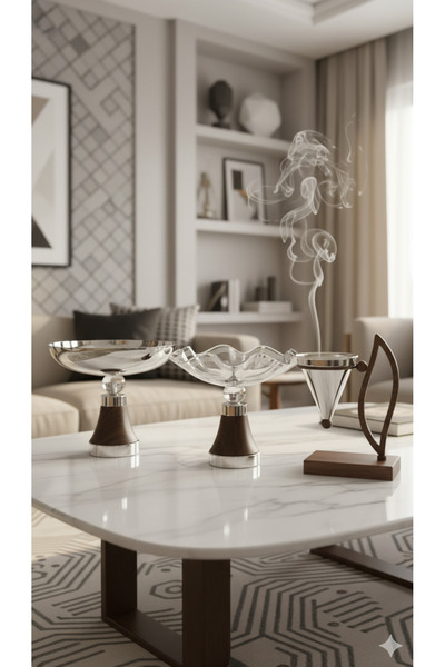 Generic Date-themed sweets holder set with incense burner in an elegant design