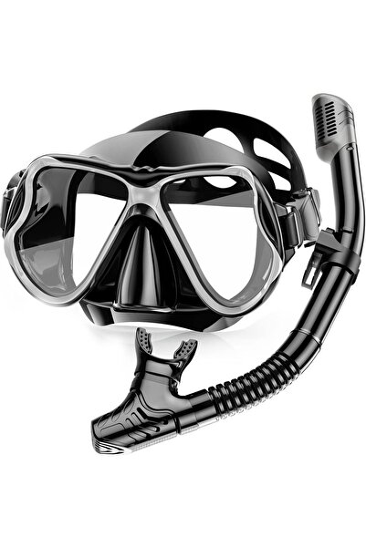 Dotail Karvipark adult snorkeling set, silicone, double lenses, safety glass,...